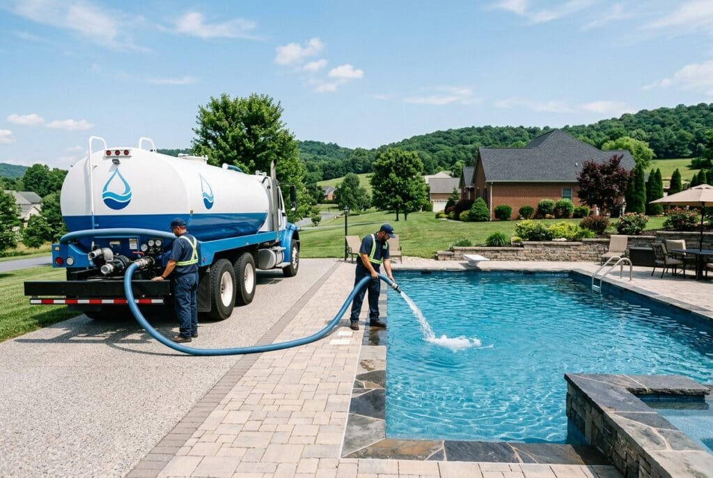 Featured image for Best pool water delivery in charles town, west virginia | 2026 Guide