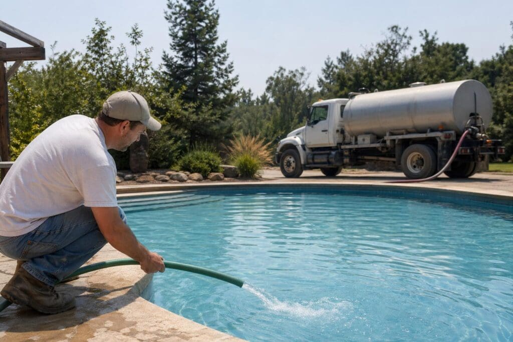 Featured image for Is It Cheaper to Fill a Pool With a Hose or a Water Truck?