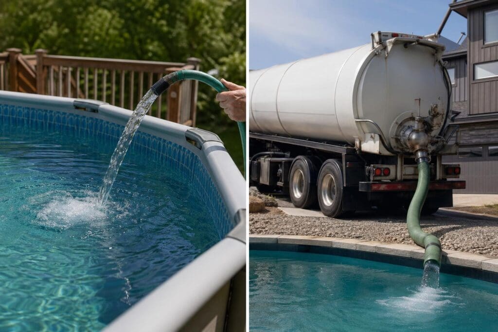 Featured image for Pool Fill Costs: City Water vs. Delivery Comparison