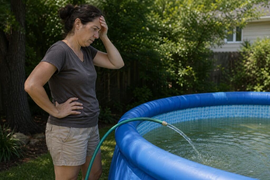 Featured image for Why You Should Never Fill a Pool With a Garden Hose