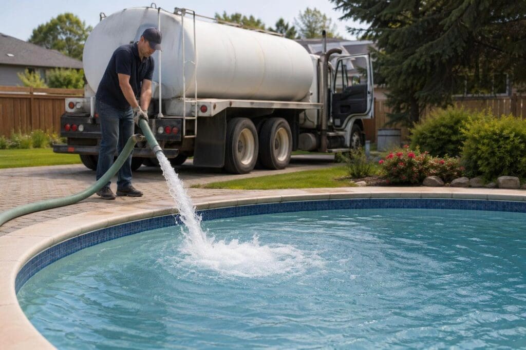 Featured image for Pros and Cons of Water Delivery for Your Pool